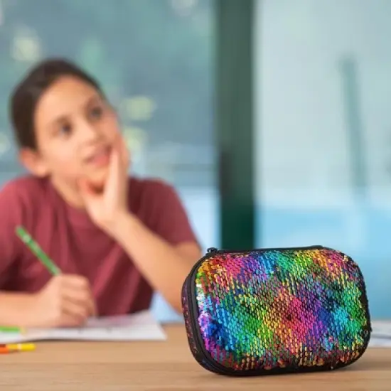 ZIPIT Sequin Pencil Box image {4}