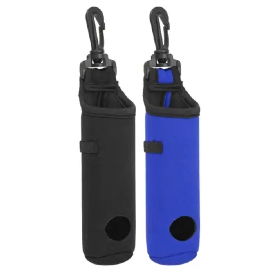 Unique Bargains Water Resistant Durable Portable Golf Ball Carry Bag with Clip 2 Pcs image {3}