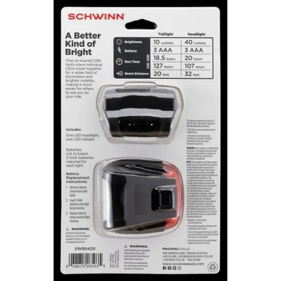Schwinn Quick-Wrap LED Light Set image {8}