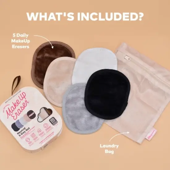 MakeUp Eraser Skin Care Neutrals 5 Day Set - 5ct image {5}