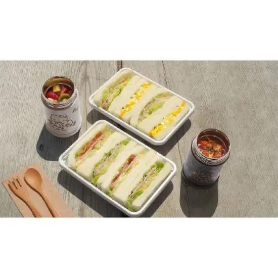 Zojirushi Stainless Steel Hello Kitty Food Jar - White image {12}