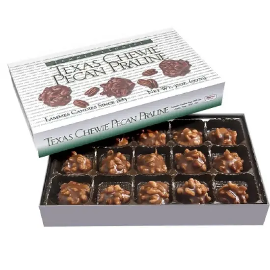 Lammes Candies Texas Chewie Pecan Pralines 15 Pieces image {9}