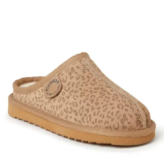 Fireside by Dearfoams Kids Dempsey Genuine Shearling Clog Slipper image {4}