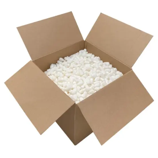 UOFFICE 3 Cubic Feet Bio-Degradable Anti-Static Packing Peanuts image {2}