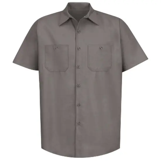 Red Kap&reg; Men's Short Sleeve Industrial Work Shirt image {6}