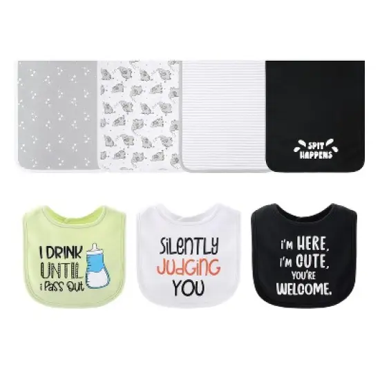 The Peanutshell Funny Basics 30-Piece Baby Layette Gift Set, 0-3 Months image {5}