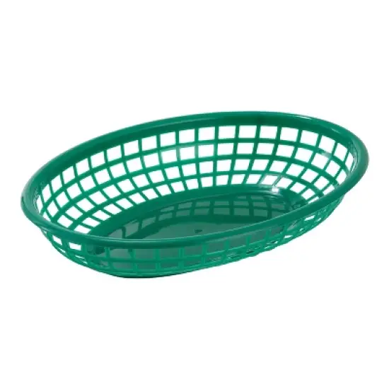 Winco Oval Fast Food Basket, 9-1/2" x 5" x 2" image {3}