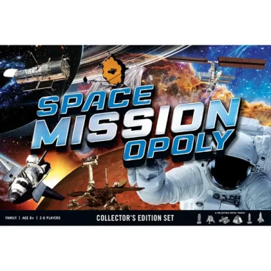 MasterPieces Opoly Family Board Games - Space Mission Opoly image {1}