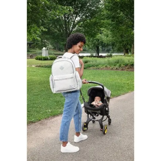 Eddie Bauer Chinook Back Pack Diaper Bag - Gray image {10}