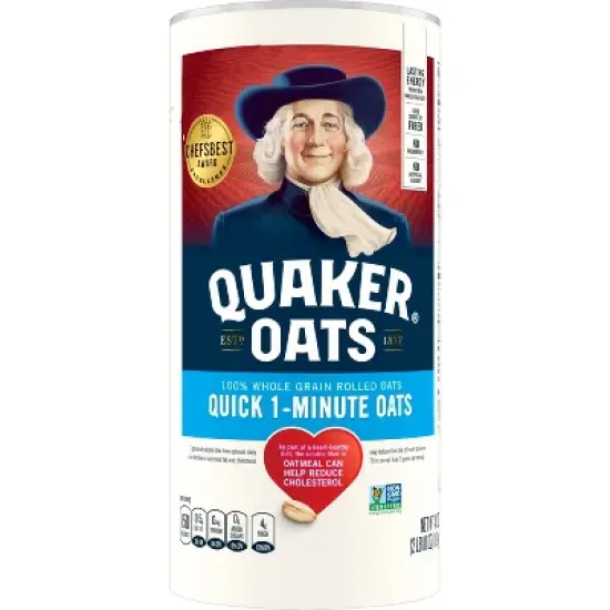 Quaker Whole Grain Quick 1-Minute Oats - 42oz image {8}