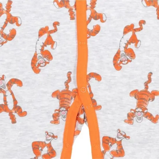 Disney Winnie the Pooh Baby 2 Pack Snap Sleep N' Play Coveralls Newborn to Infant  image {4}