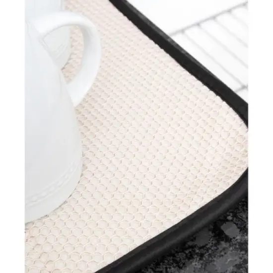 T-fal Microfiber Dish Drying Mat Reverses to Mesh 2 Piece Set image {1}