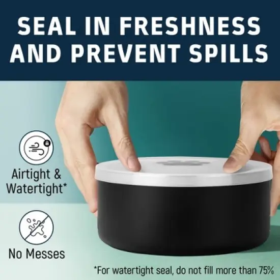 Impresa 2 Pack 8 Silicone Lids for Yeti Dog Bowl, for Coldest & for Hydrapeak Dog Bowl 64oz image {3}