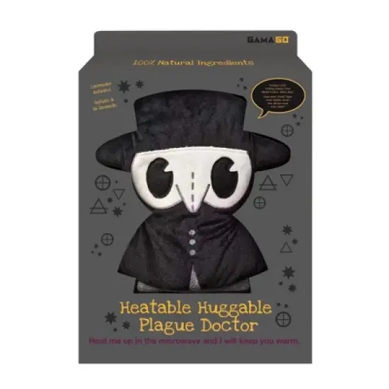 NMR Distribution GAMAGO Plague Doctor Heating Pad & Pillow Huggable image {4}