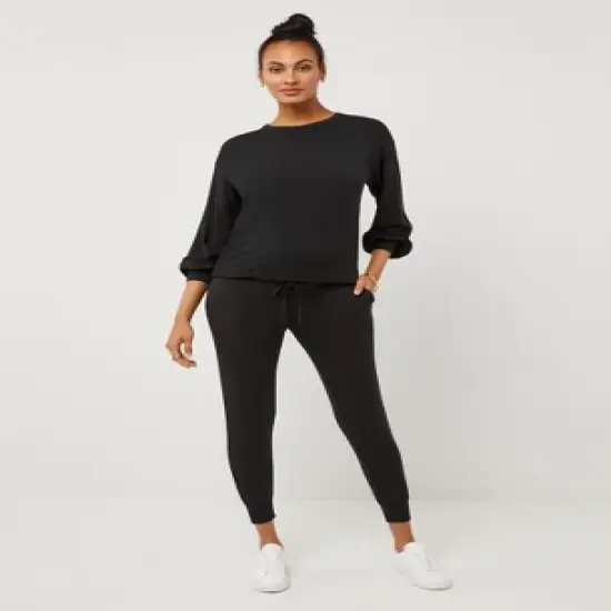 Under Belly French Terry Maternity Jogger Pant | A Pea in the Pod image {2}