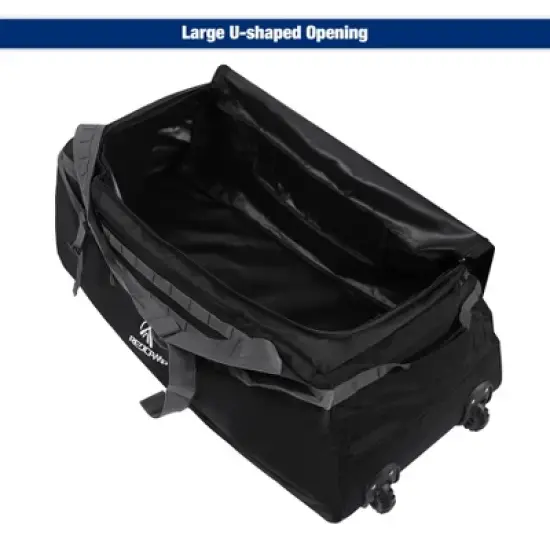 140L Foldable Duffle Bag with Wheels, Large Travel Duffel Bag image {2}