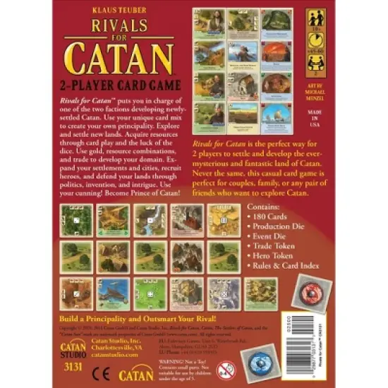The Rivals for Catan Strategy Card Game image {1}