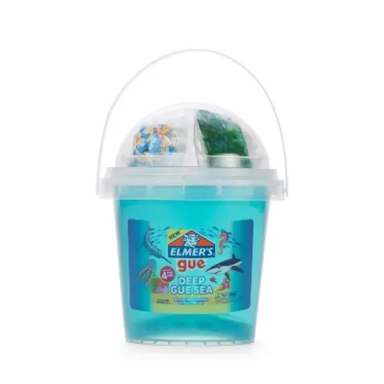 Elmer's Gue 1.5lb Deep Gue Sea Premade Slime Kit with Mix-Ins: Science Focus, Includes Storage Container & Instructions image {1}