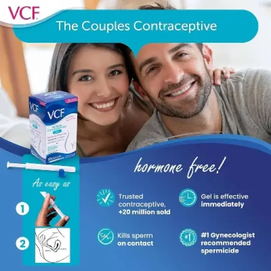 VCF Contraceptive Fragrance free Gel Pre-Filled Applicators - 10ct image {4}