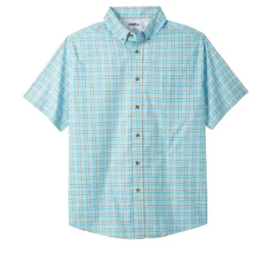 KingSize Men's Big & Tall Short Sleeve Wrinkle Resistant Sport Shirt image {14}