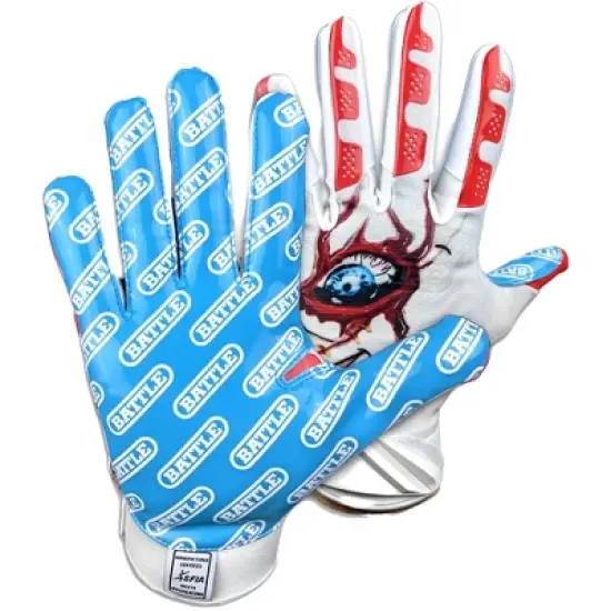 Battle Sports Youth Lil Evil Cloaked Football Receiver Gloves image {2}