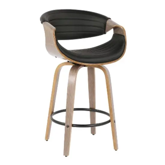 Set of 2 Symphony Upholstered Counter Height Barstools - Lumisource image {1}