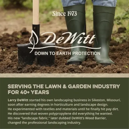 Dewitt NB3 3-Foot by 250-Foot Medium Weave Natural Burlap Cloth for Soil Erosion Control, Plant Protection and Slope Control image {4}