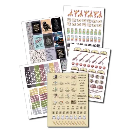 Undated Warner Bros. Harry Potter Hogwarts Spells Planner - Con*Quest Journals image {6}