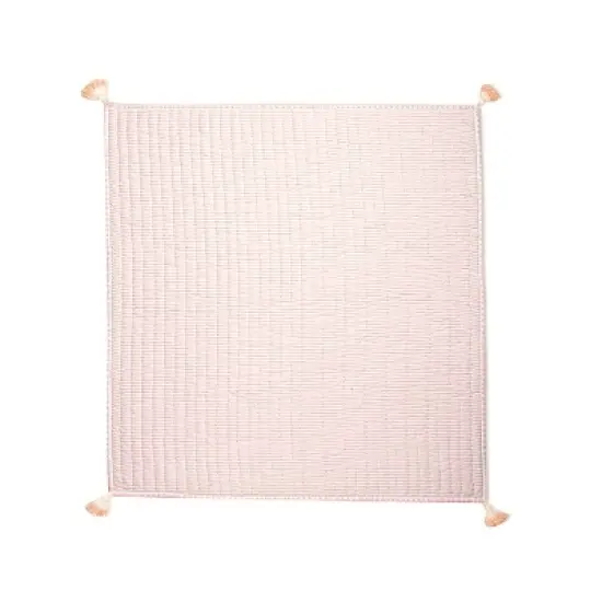 Crane Baby Quilted Baby Reversible Blanket - Parker Rose image {3}