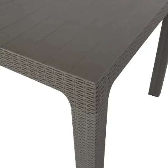 Lucca 5pc Dining Set with Cushions - Gray/Beige - DUKAP image {3}