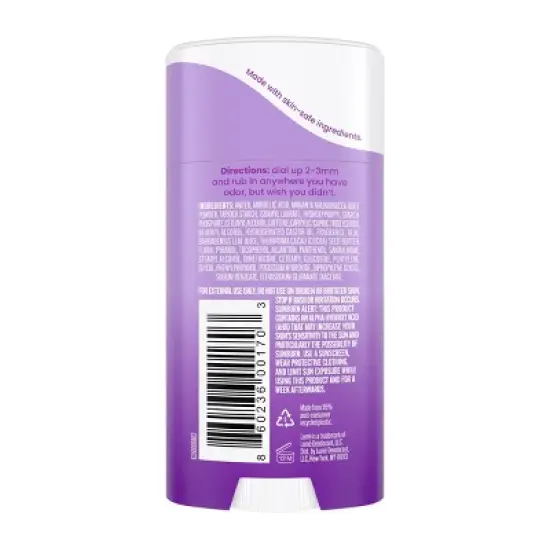 Lume Invisible Cream Deodorant Stick - Lavender Sage - 2.2oz image {2}