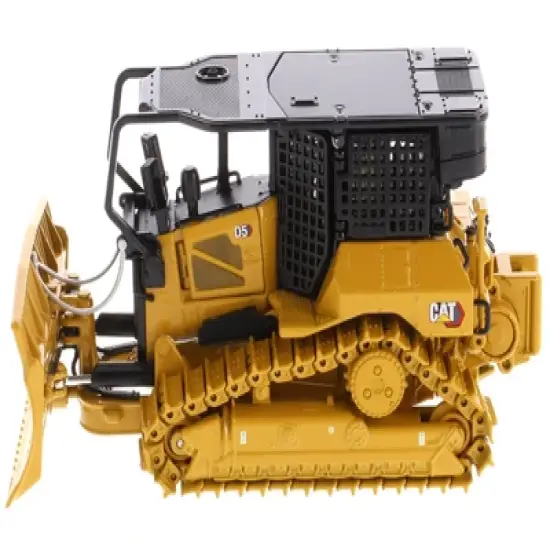 CAT Caterpillar D5 XR Fire Suppression Track Type Dozer Yellow "High Line" Series 1/50 Diecast Model by Diecast Masters image {1}