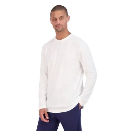 Hanes Premium Men's 2pc Super Soft French Terry Sleep Pajama Set image {2}