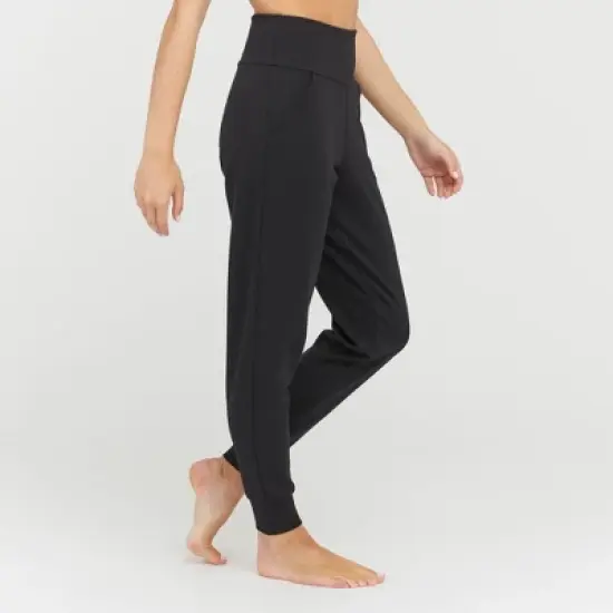 ASSETS by SPANX Women's Ponte Shaping Joggers - Black image {3}