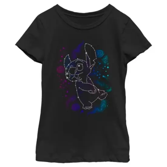 Girl's Lilo & Stitch Constellation of Stitch T-Shirt image {3}