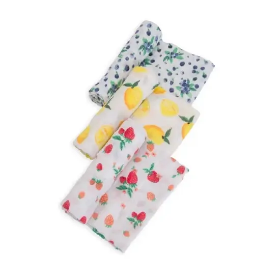 Little Unicorn Cotton Muslin Swaddle Blanket - 3pk image {19}