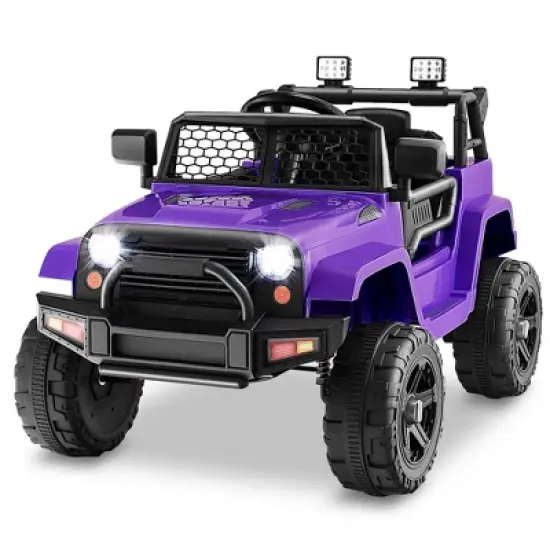 Costway 12V Kids Ride On Truck Car Electric Vehicle Remote w/ Music & Light image {14}
