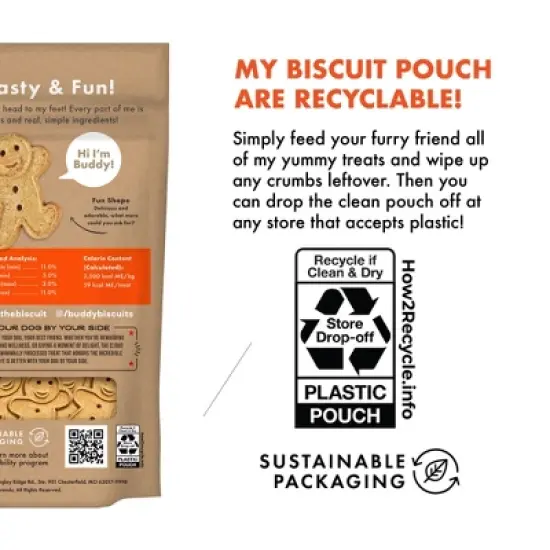 Buddy Biscuits Oven Baked Crunchy Peanut Butter Dog Treats image {5}