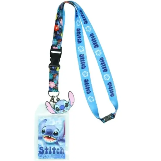 Disney Lilo and Stitch Tropical Breakaway Lanyard ID Badge Holder image {5}