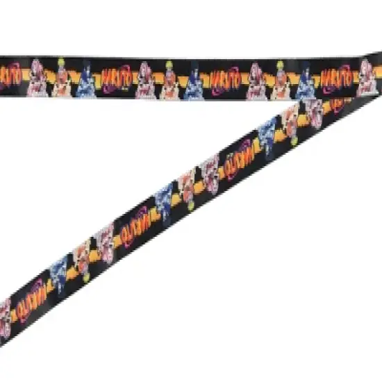 Naruto Classic ID Badge Holder Lanyard w/ Rubber Pendant And Collectible Sticker image {3}