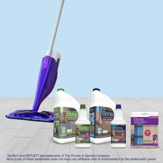 Bona Cleaning Products Reusable Microfiber Pads Jet Mop Refills Value Pack - Unscented - 3ct image {5}