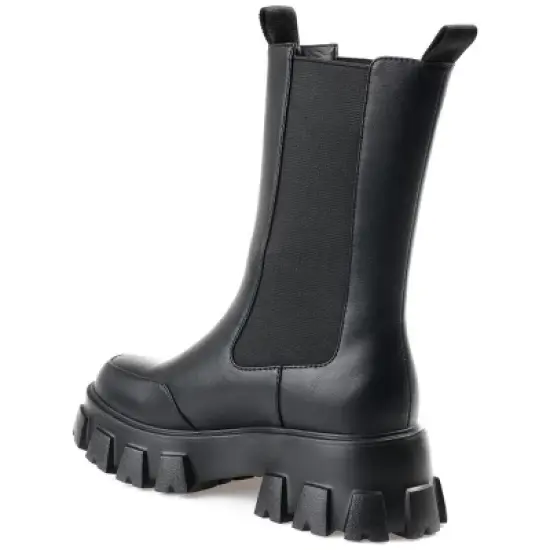 Journee Collection Womens Vista Tru Comfort Foam Pull On Block Heel Booties image {6}