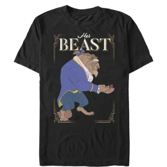 Men's Beauty and the Beast Her Beast T-Shirt image {4}