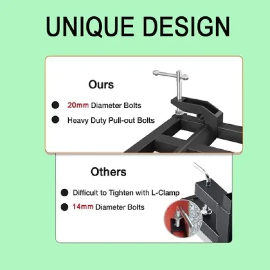 Acekool Clamp-On Debris Forks for 60" Tractor Bucket, 4000 lbs Capacity, Quick Attach Pallet Fork, 6 Tines for Loader, Skid Steer, Farm image {5}
