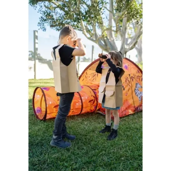 Pacific Play Tents Sunrise Safari Tent + Tunnel Combo image {5}
