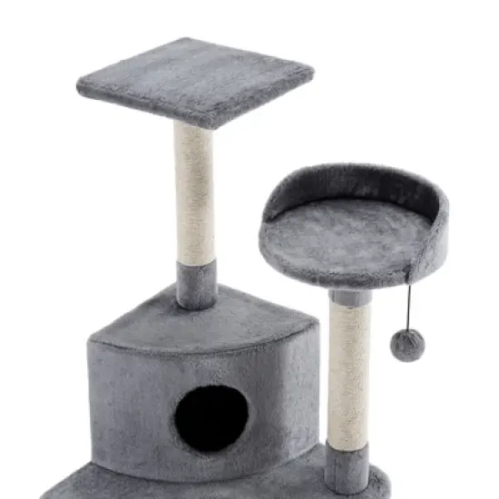 Sam's Pets Chachi 49"  Cat Tree In Gray image {3}