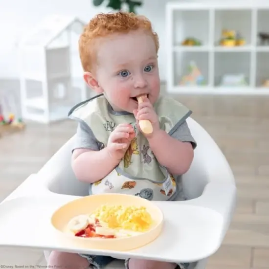 Bumkins 2pc Winnie the Pooh Feeding Set - Light Yellow image {3}