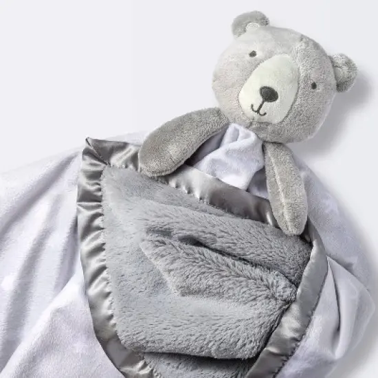 Large Security Blanket Bear - Cloud Island&trade; Gray image {2}