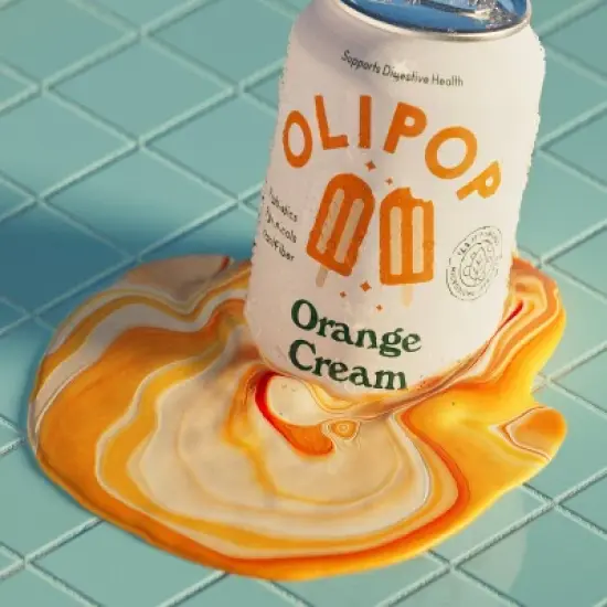 OLIPOP Orange Cream Prebiotic Soda - 12 fl oz image {6}