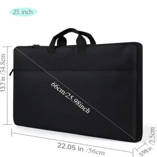UPERFECT 15.6 to 24 Inches Laptop Bag Portable Monitor Sleeve Case image {8}